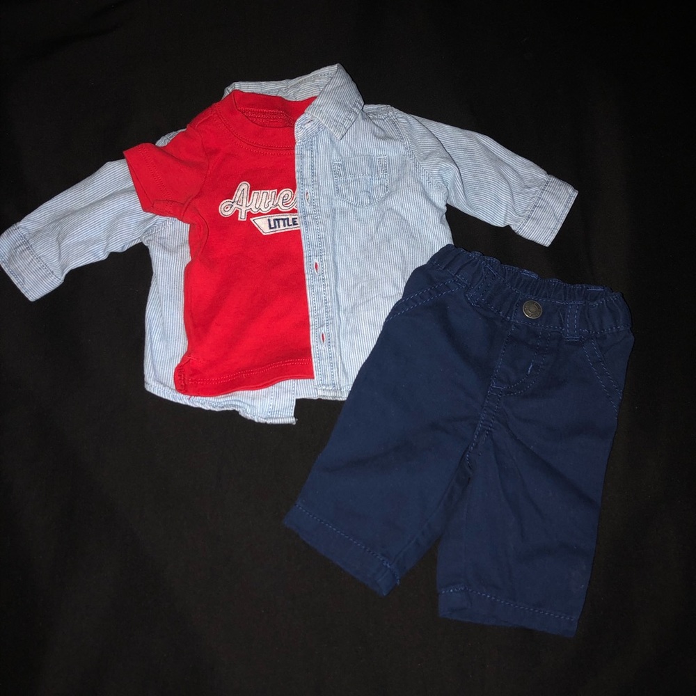 “Awesome Little Guy” T-Shirt and Pants Set